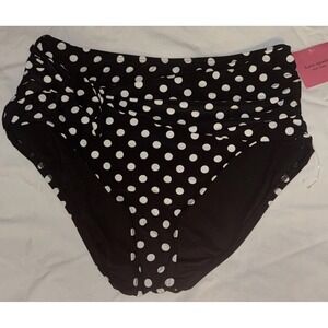Kate Spade New York Lia Dot‎ Tie High-Waist Bikini Bottom Swim Suit Bathing Suit